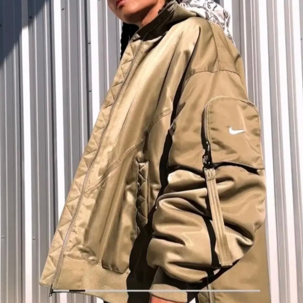 Nike therma-fit Oversized street wear quilted jacket xl nwot - Picture 2 of 10